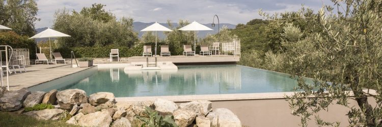 La Romagnana Agriturismo- panorama piscina